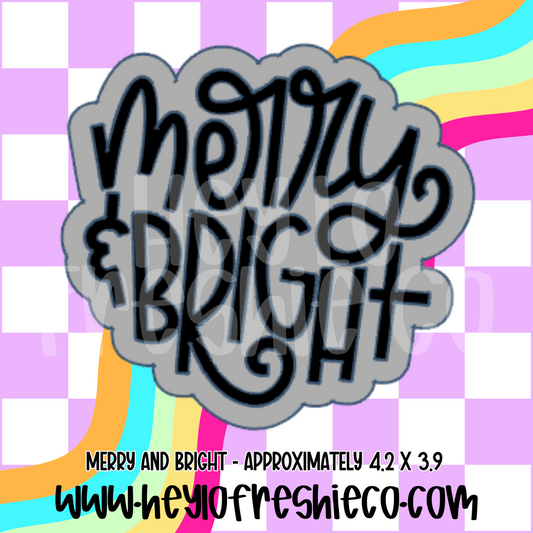 Merry And Bright Silicone Mold