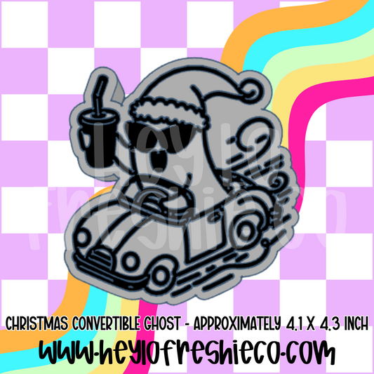 Christmas Convertible Ghost Silicone Mold