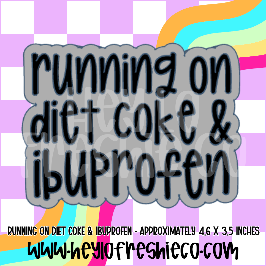 "Running On"  Silicone Molds