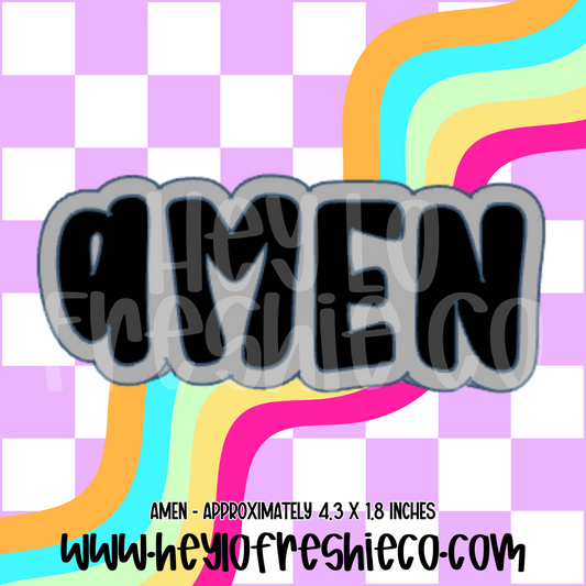 Amen Silicone Mold