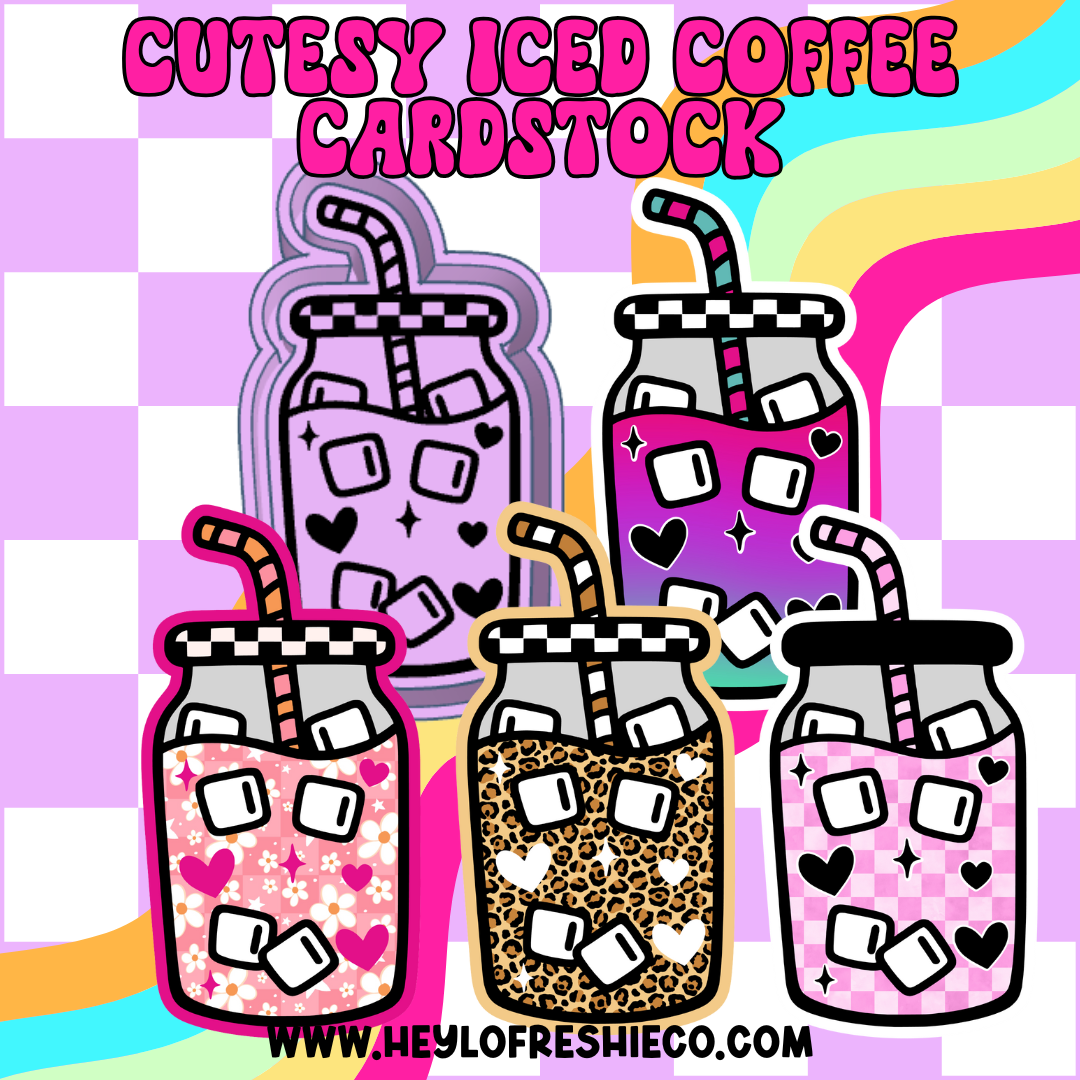 Cardstock Grab Bag | Cutesy Iced Coffee