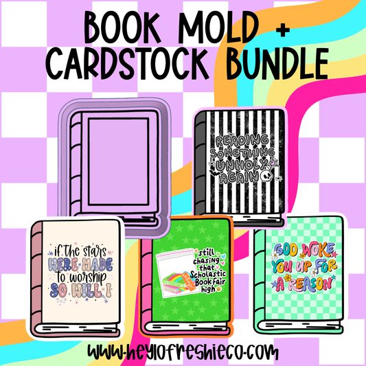 Mold & Cardstock Bundle: Book