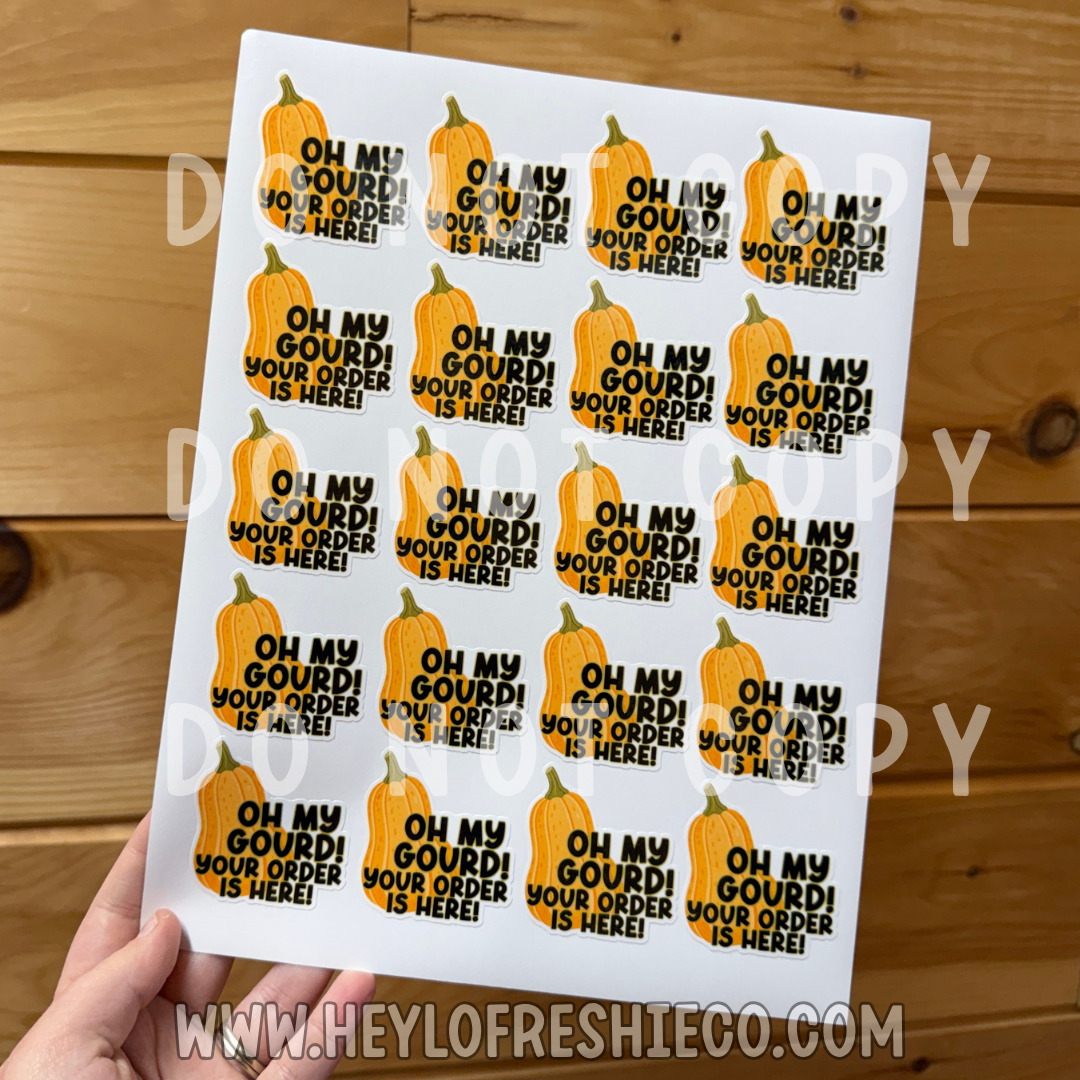 Oh My Gourd! Sticker Sheet