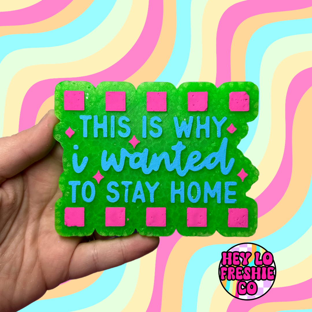 This Is Why I Wanted To Stay Home Silicone Mold