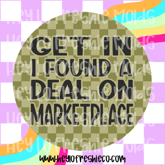 Round Cardstock 080 | Get In I Found A Deal On Marketplace (Clean Version)