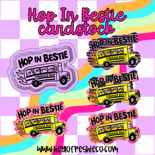 Hop In Bestie Mold Cardstock Grab Bag | 10 Count