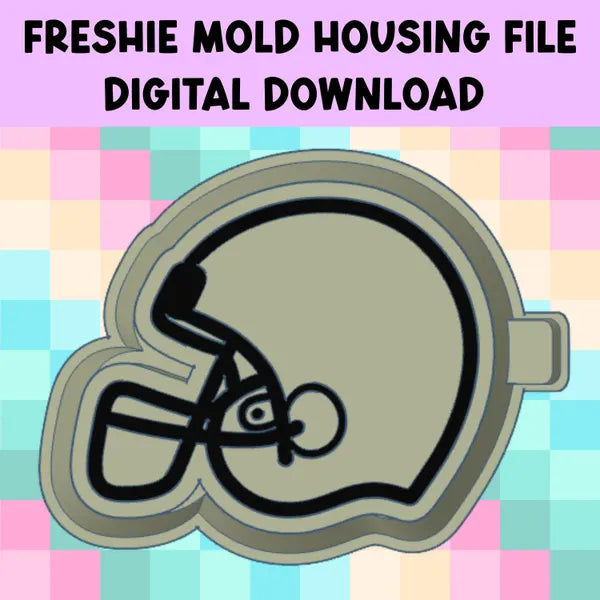 FOOTBALL HELMET STL DIGITAL DOWNLOAD