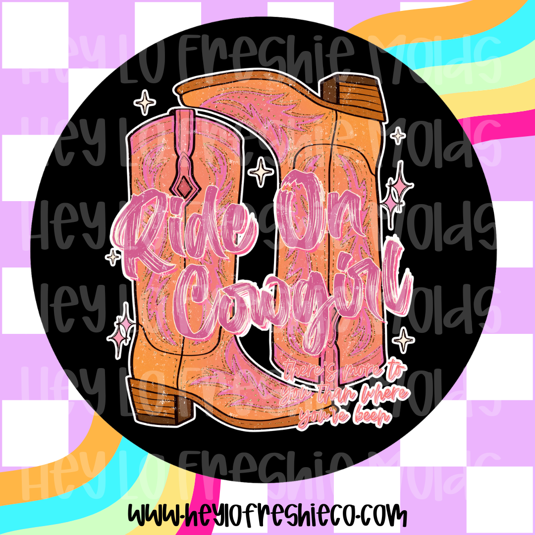 Round Cardstock | Ride On Cowgirl