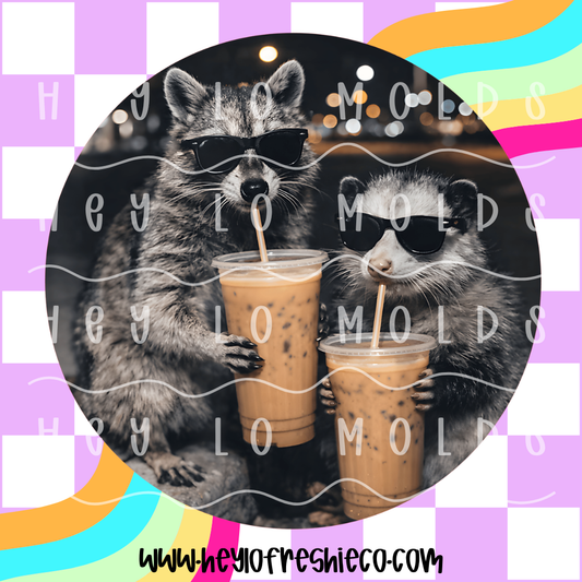 Round Cardstock 109 | Iced Coffee Besties