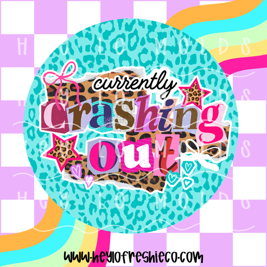 Round Cardstock 049 | Currently Crashing Out
