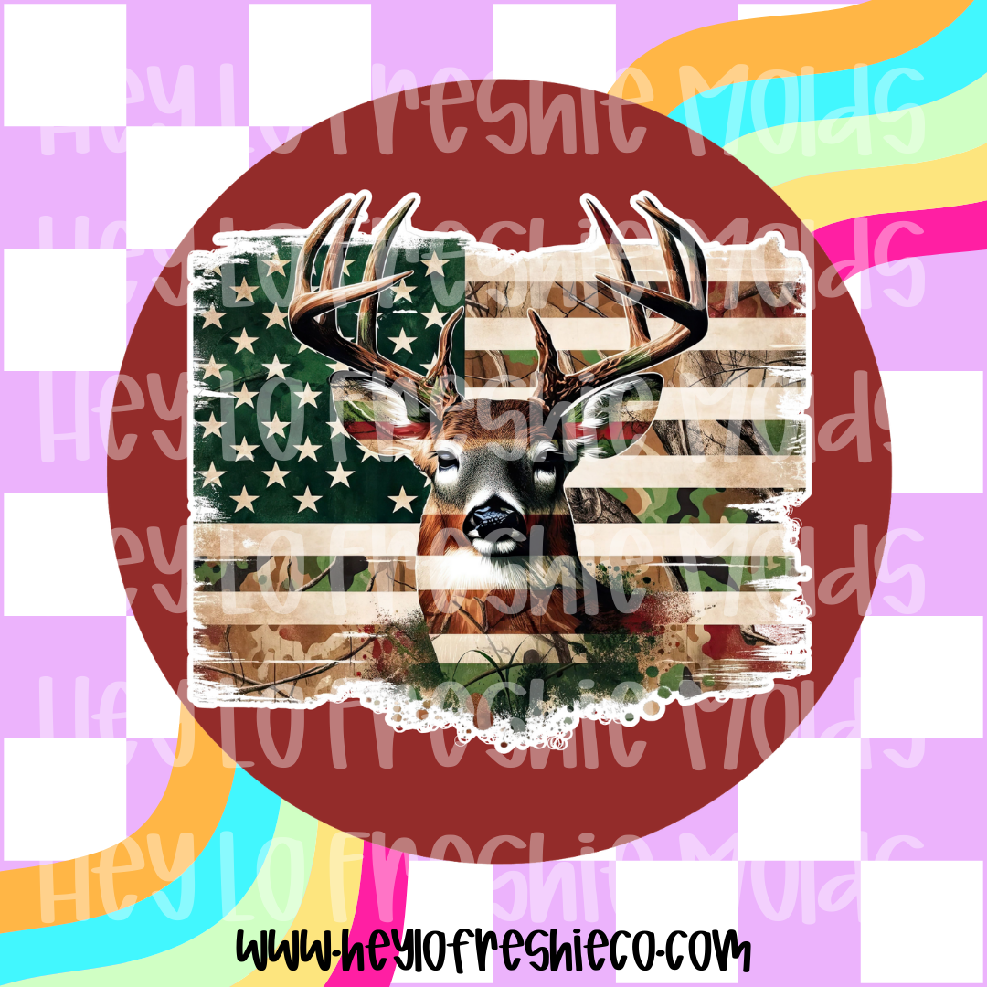 Round Cardstock | Buck Flag