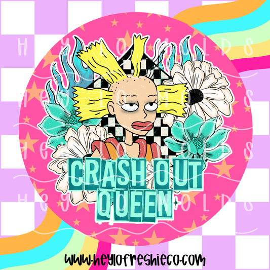 Round Cardstock 048 | Crash Out Queen