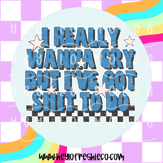 Round Cardstock 101 | I Really Wanna Cry