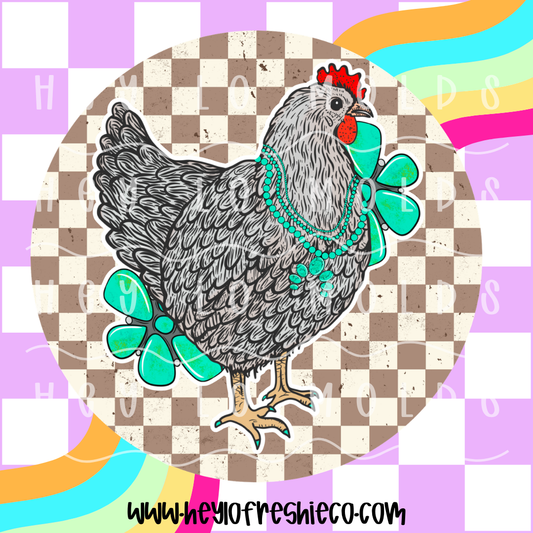 Round Cardstock 200 | Western Chicken