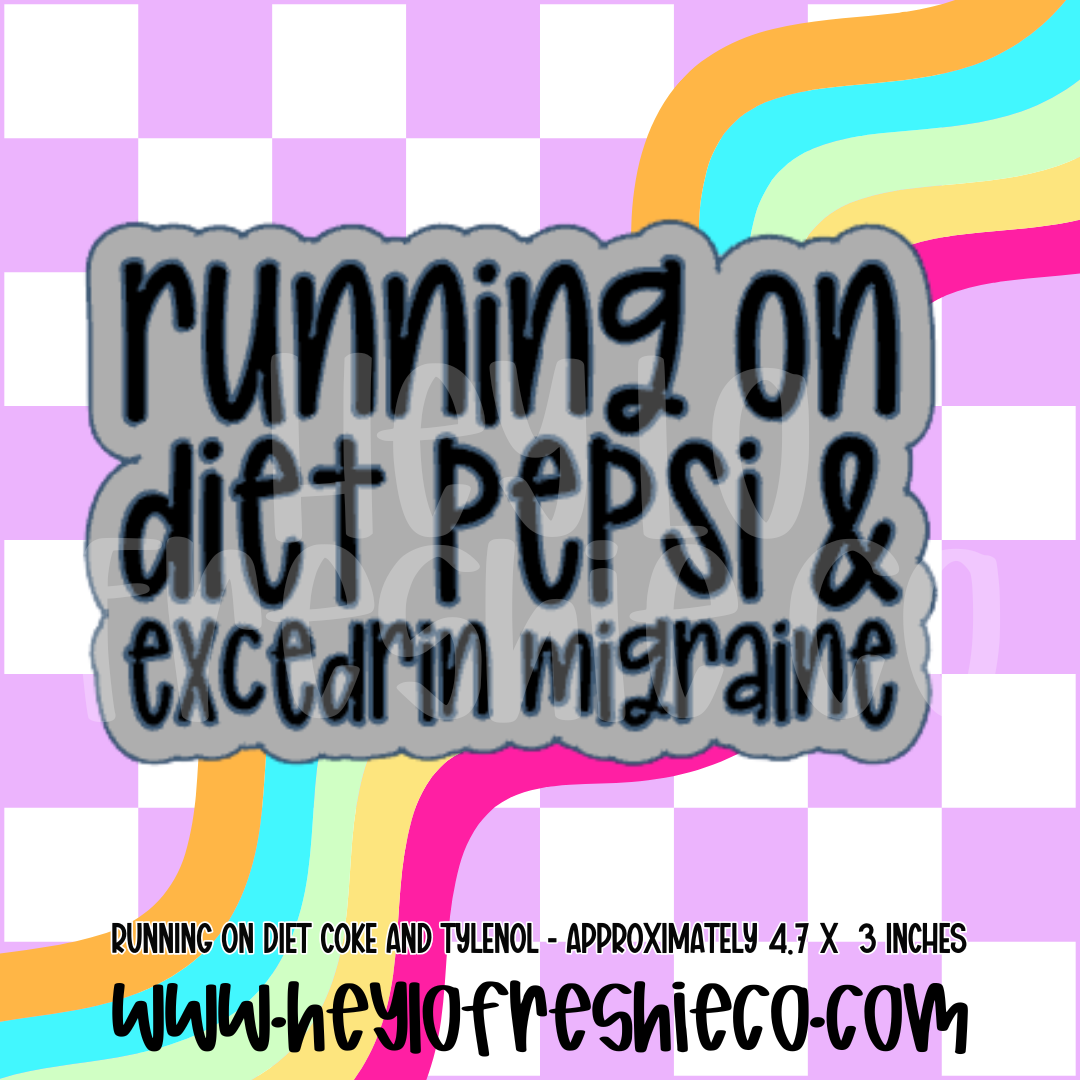 "Running On"  Silicone Molds