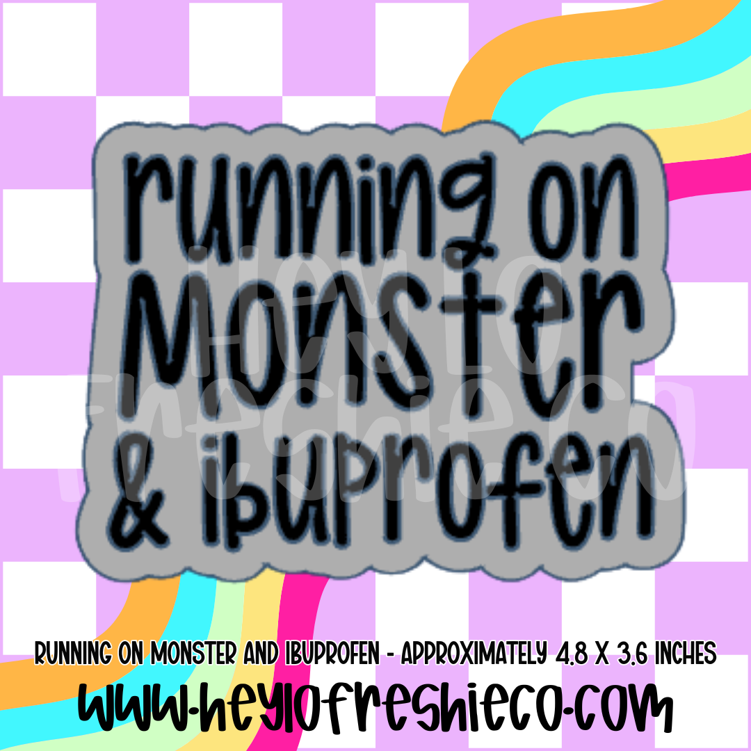 "Running On"  Silicone Molds