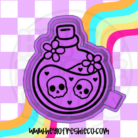 Skull Poison Silicone Mold