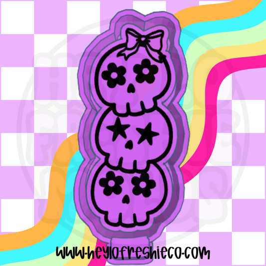 Skull Stack Silicone Mold