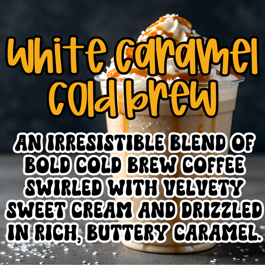 White Caramel Cold Brew Freshie Beads (16 OZ)